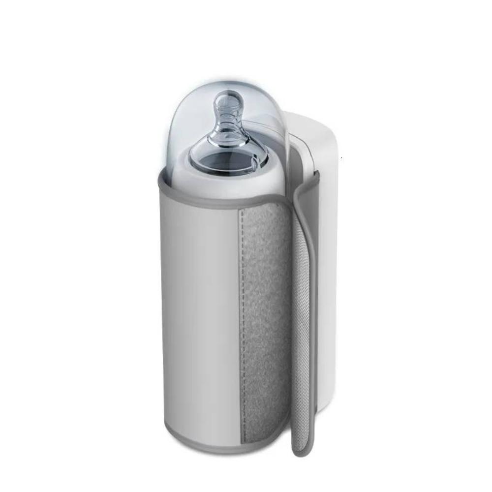 On-the-go baby essentials: rechargeable portable bottle warmer with precise digital temperature control.
