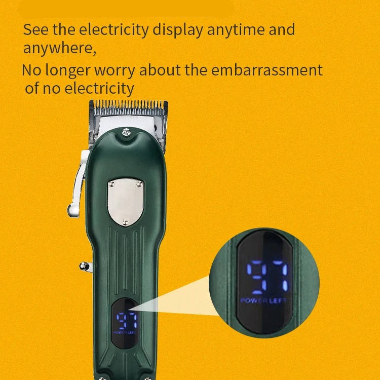 Metal body pet hair trimmer for dogs and cats, cordless and efficient
