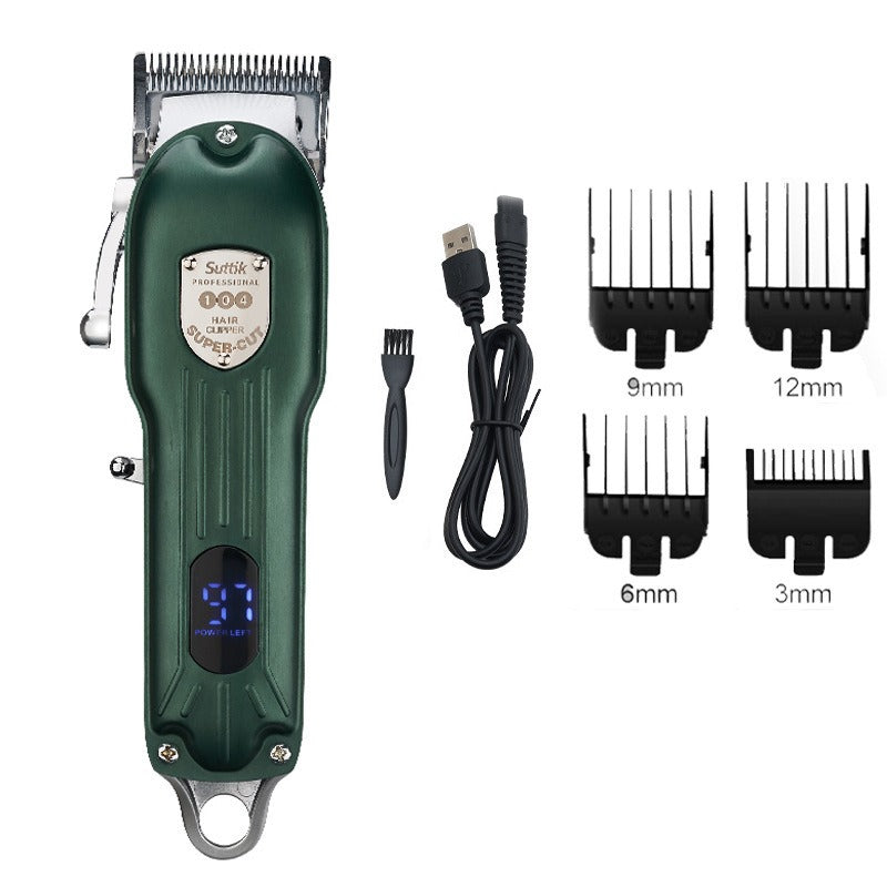 Rechargeable pet supplies: professional clippers with a sturdy metal build