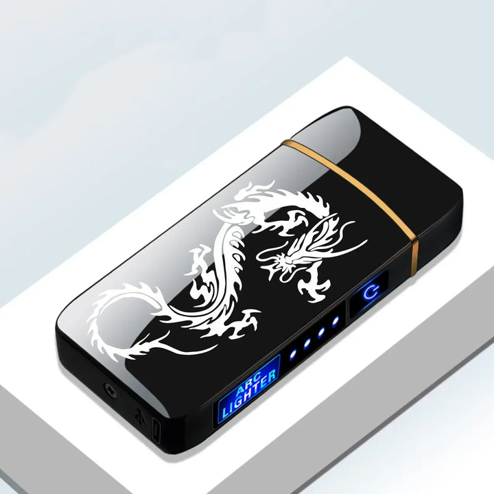 Dual arc electronic lighter, a safe and efficient ignition source