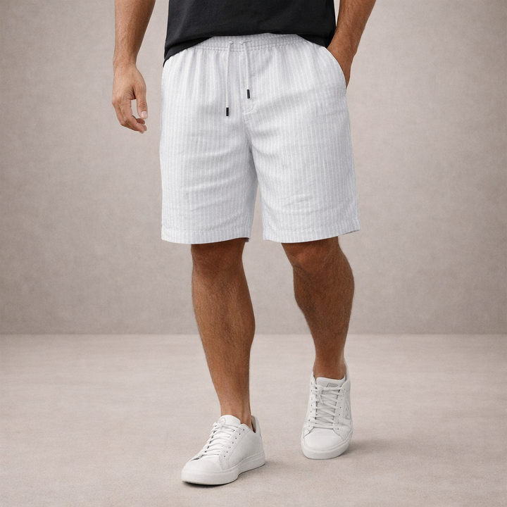 Relaxed fit men's summer shorts with elastic waist for ultimate comfort & casual style.