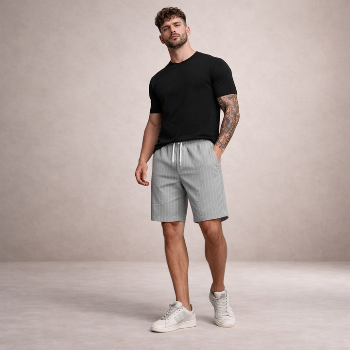 Versatile men's relaxed fit summer shorts, perfect for casual, vacation, and daily wear.