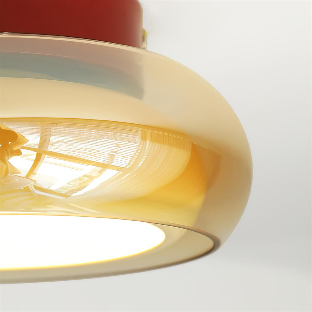 Timeless retro flush mount ceiling light, blending classic design with LED efficiency.