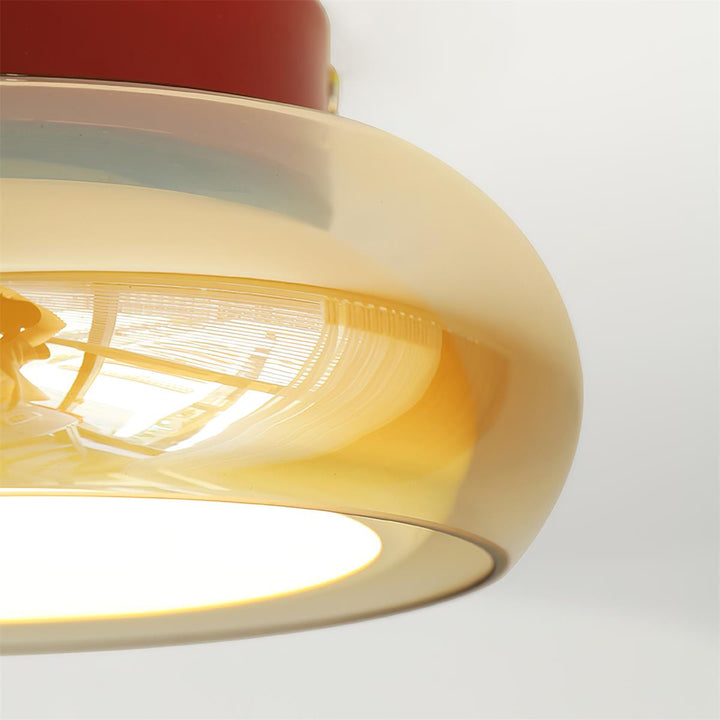 Timeless retro flush mount ceiling light, blending classic design with LED efficiency.