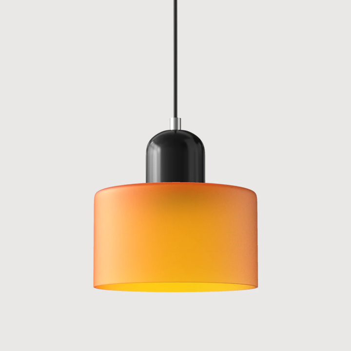 Adjustable height retro glass pendant lamp, perfect for creating a warm home ambiance.