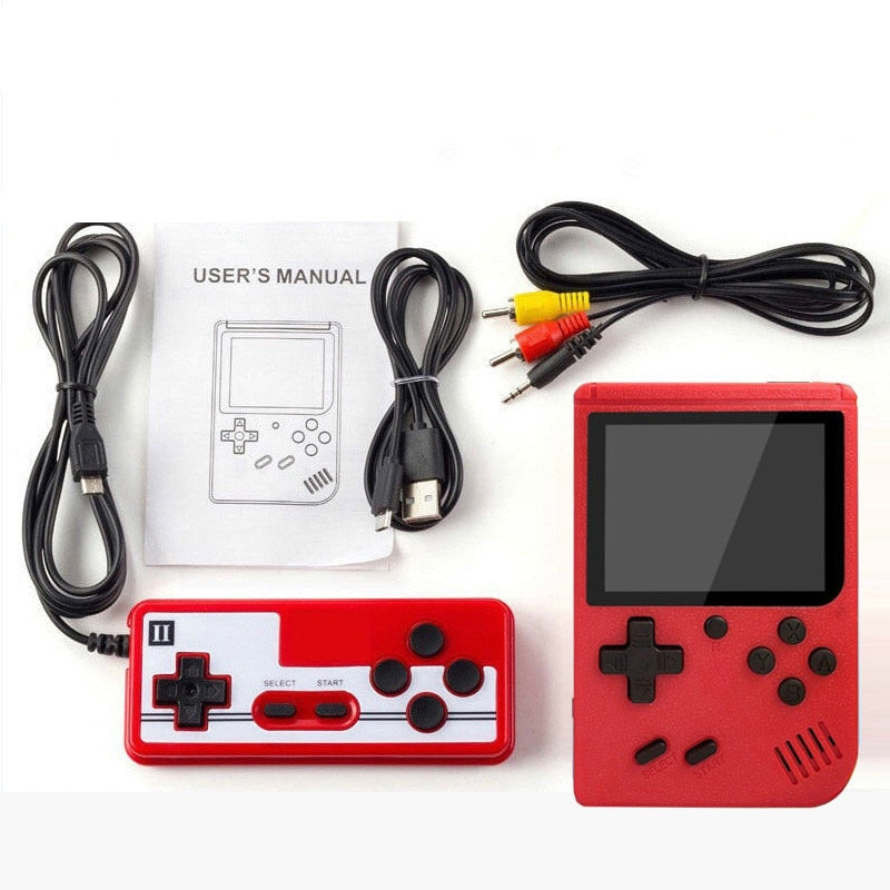 Portable gaming device loaded with 400 classic arcade and console games.