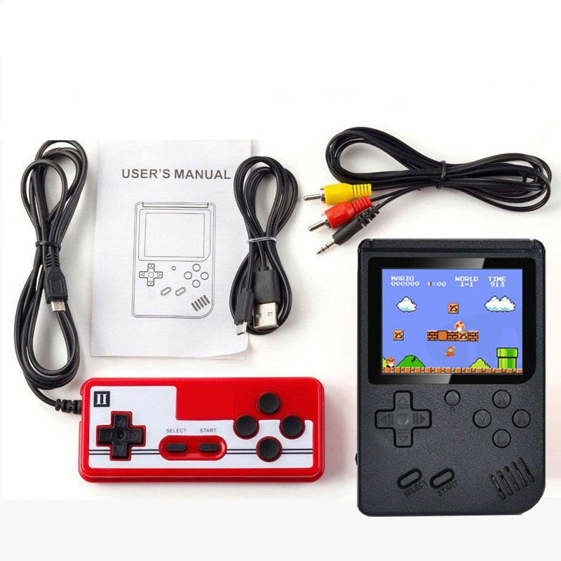 Retro handheld console, a perfect gift for gamers, featuring 400 classic titles.