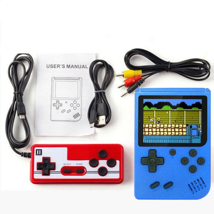 Relive your favorite 80s and 90s memories with this 400-game handheld console.