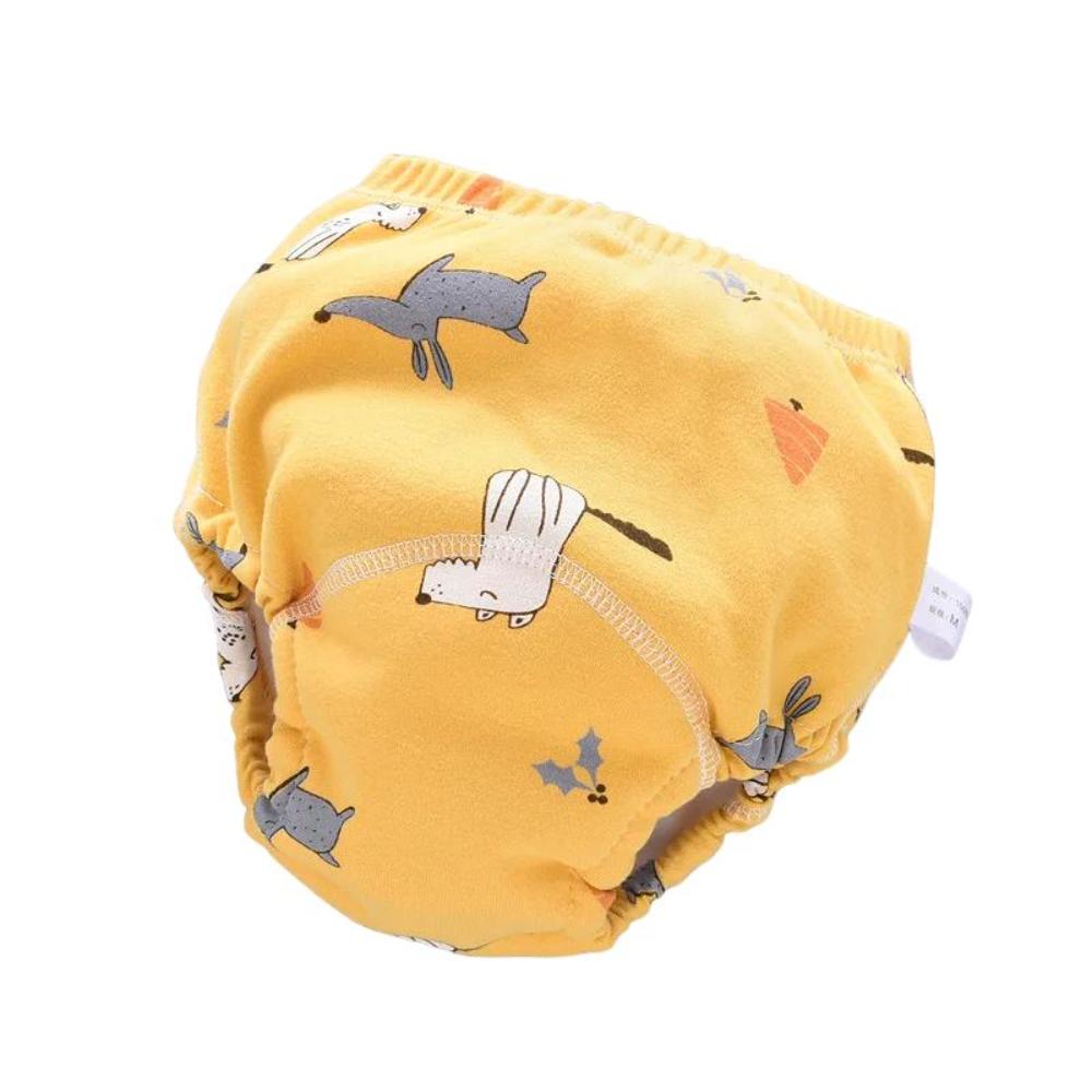 Set of three colorful reusable swim diapers for babies, perfect for pool or beach fun.