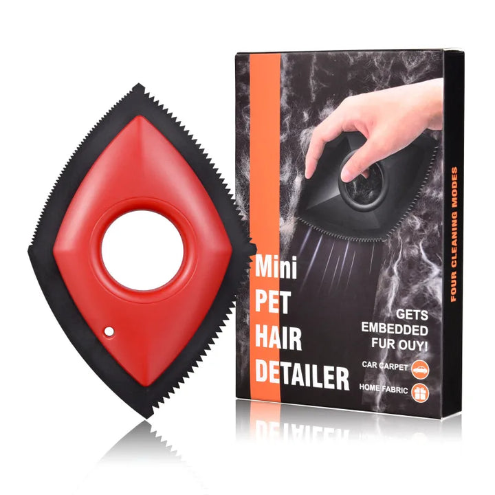 Green pet hair remover, ideal for home cleaning of furniture, sofas, and clothes. Removes dog & cat fur.