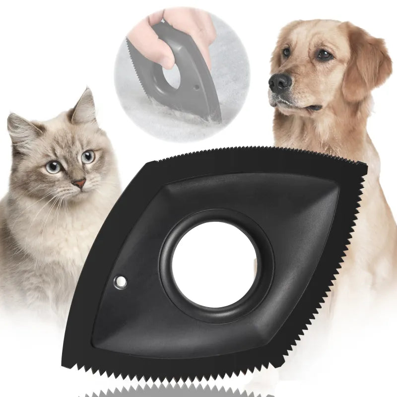 Reusable pet hair remover for deep cleaning furniture, clothes & bedding. Tackles cat & dog dander and lint.