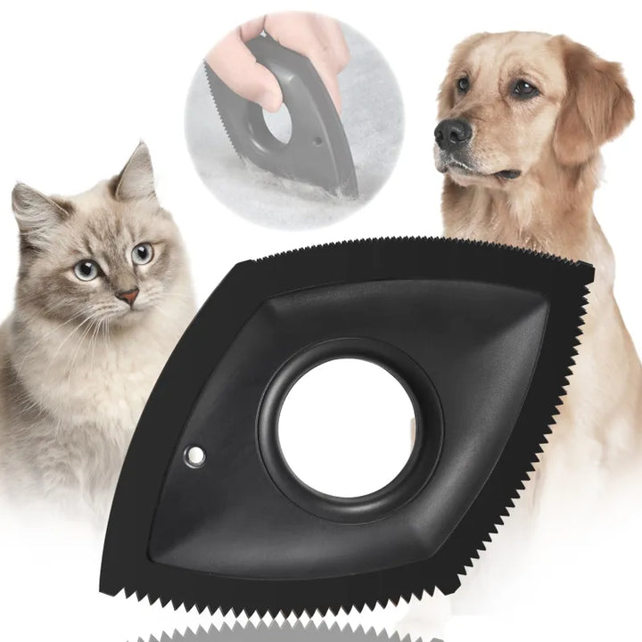 Reusable pet hair remover for deep cleaning furniture, clothes & bedding. Tackles cat & dog dander and lint.