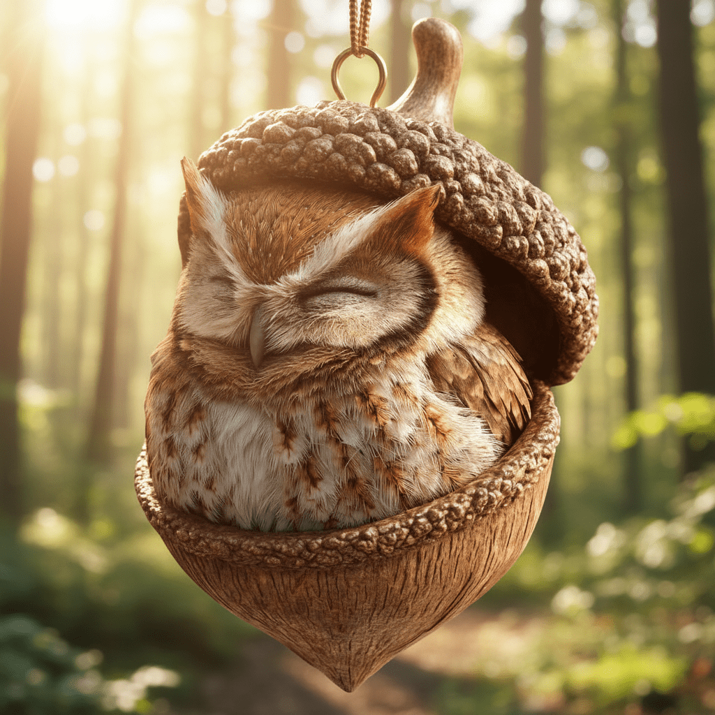 Rustic Christmas tree decor: a collection of handmade woodland animal ornaments for a cozy feel.