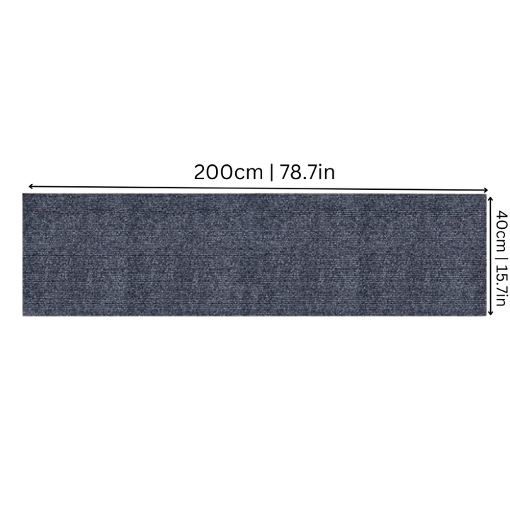 Stylish ScratchScape mat blending with home decor, safeguarding furniture