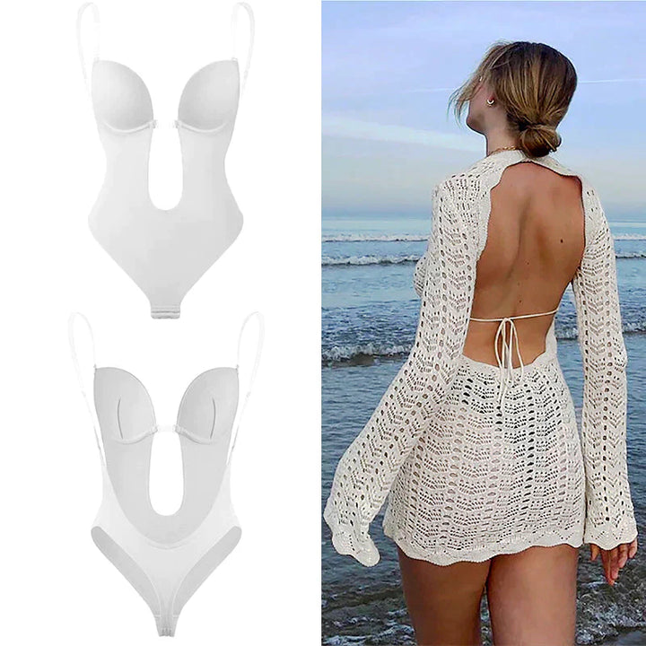 Achieve an instant silhouette with this backless shapewear, designed for smooth, invisible contouring.