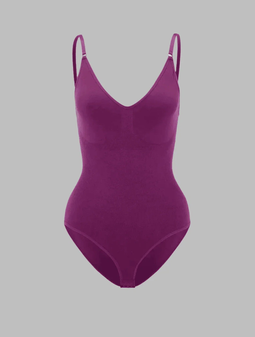 Women's seamless bodysuit: tummy control, curve enhancer, high-waist, invisible, all-day comfort.