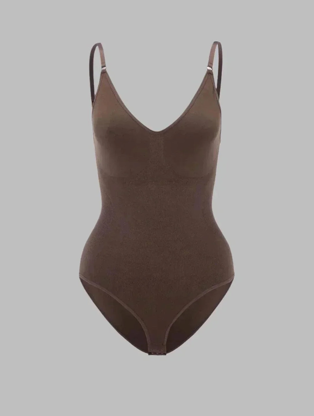Plus size seamless shapewear bodysuit for women, offering comfy tummy control & curves.