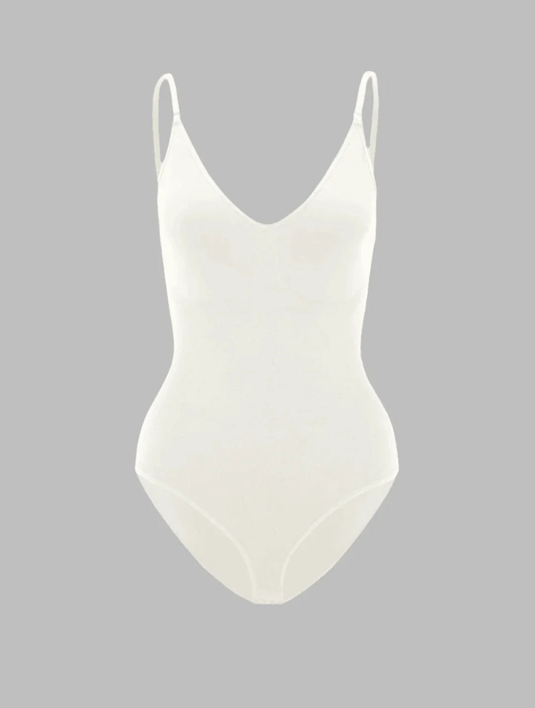 Women's seamless body shaper bodysuit for effective tummy control & natural curve smoothing.