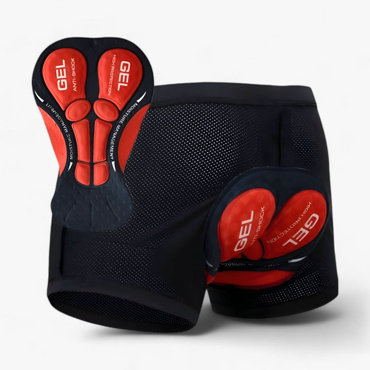 SeatCloud padded motorcycle shorts for men and women, offering superior comfort and shock absorption for long rides.