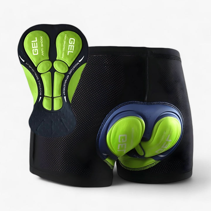 Breathable riding gear: SeatCloud padded motorcycle shorts with gel padding for enhanced comfort and protection.