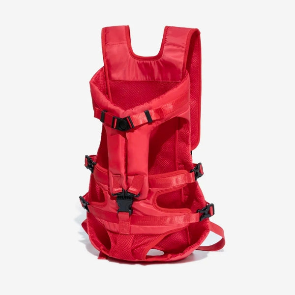 Waterproof dog carrier backpack, essential adventure gear for pet travel & hiking.