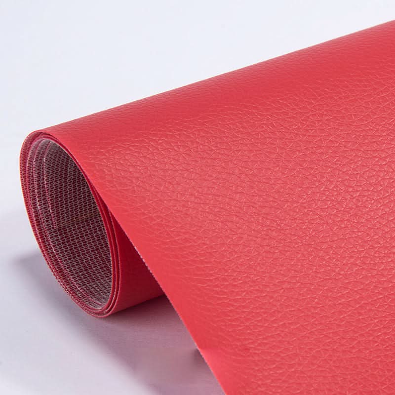 Simple solution for ripped leather bags and jackets with adhesive patches.