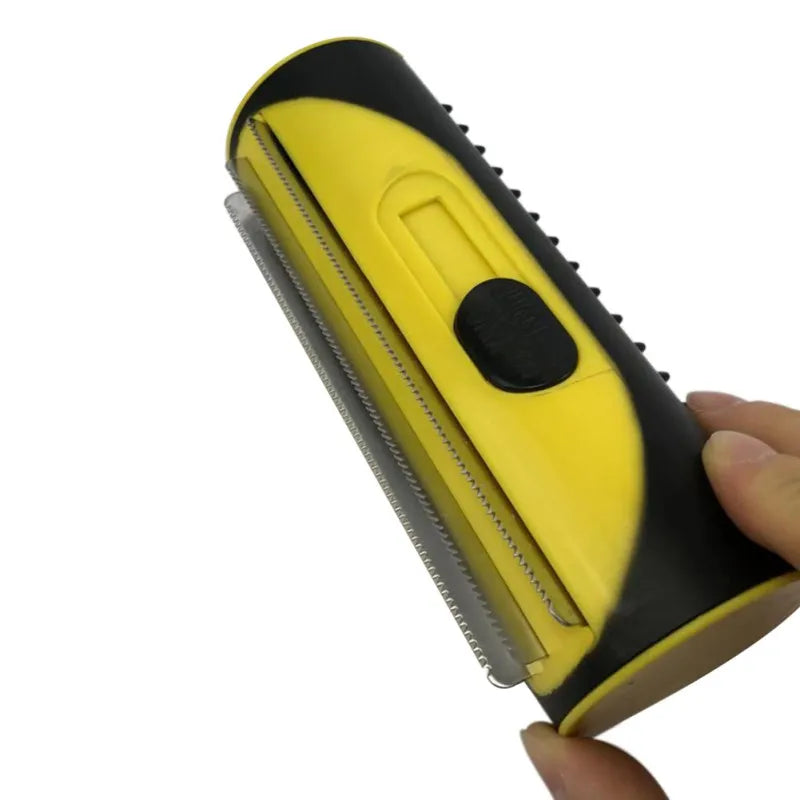 Advanced self-cleaning pet hair remover roller for dogs & cats. Reusable fur grooming & lint removal tool.
