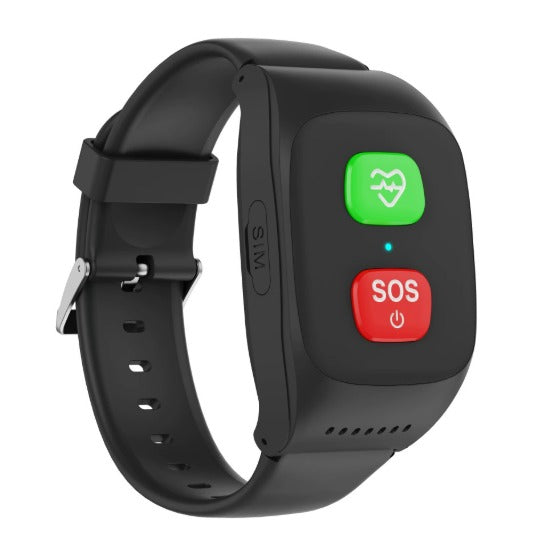 Seniors' GPS Smartwatch with SOS, health monitoring, and independent calling for elder safety.
