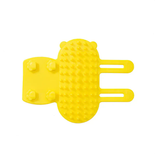 Must-have cat accessory: a silicone grooming brush and scratcher for itch relief & daily feline care.