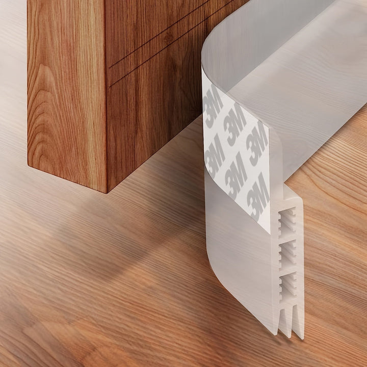 Home improvement essential: Silicone door draft stopper for ultimate comfort.