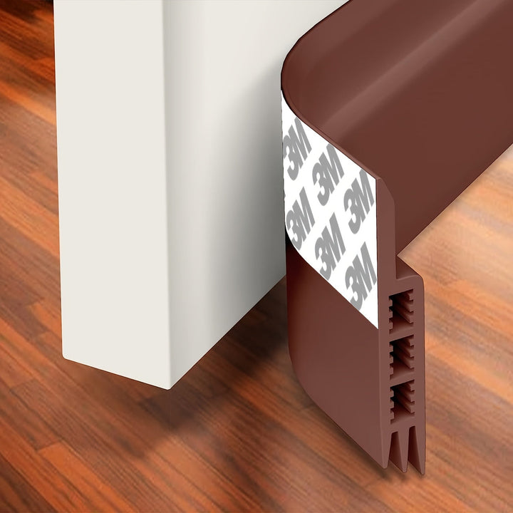 Improve home insulation with a strong adhesive silicone door draft stopper.