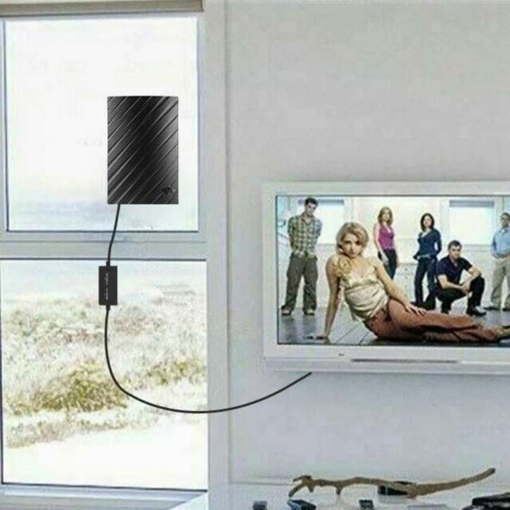 Powerful indoor TV aerial for cord cutting, delivering abundant free HD and 4K channels to your television.