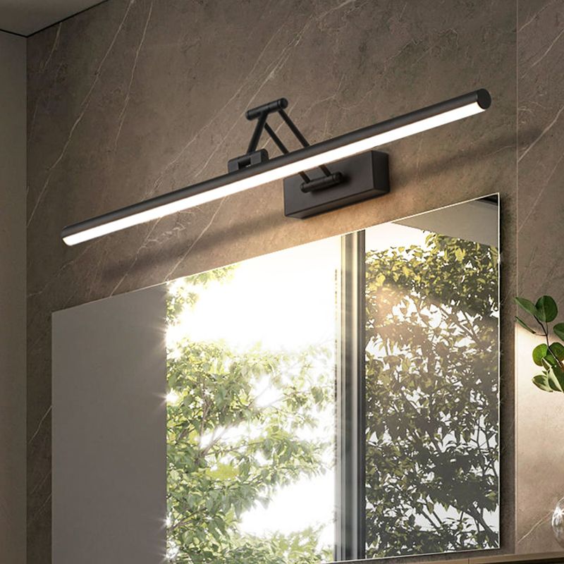 Modern LED indoor sconce, adjustable light output, energy efficient.
