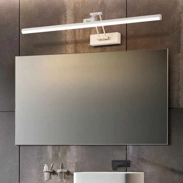 Energy-saving adjustable linear LED wall light for modern spaces.