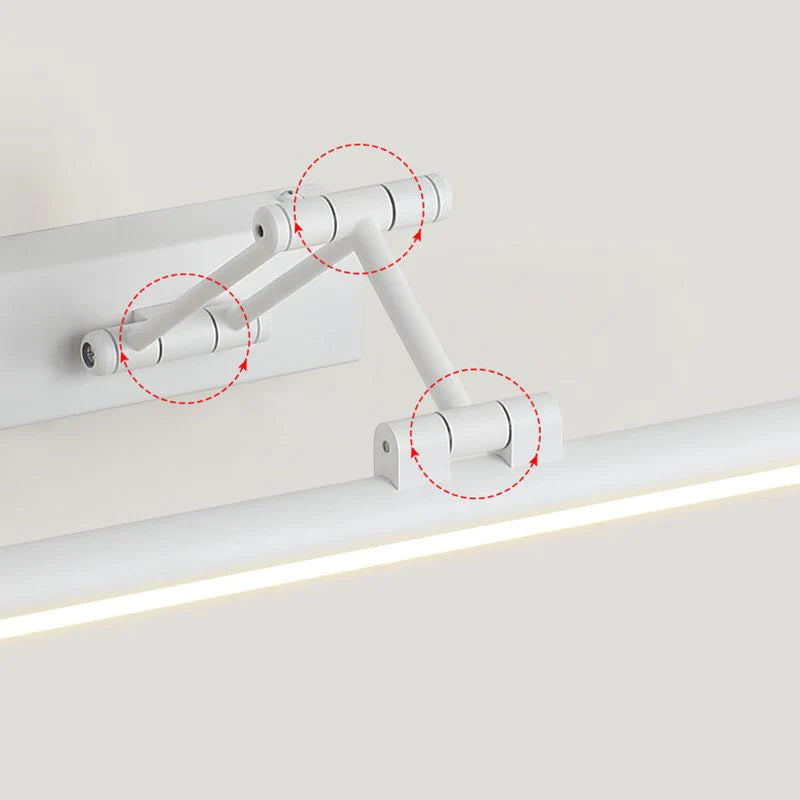 Sleek adjustable LED lighting solution for hallways and corridors.