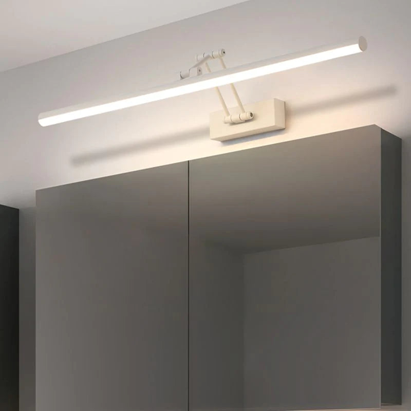 Indoor LED wall light, adjustable, linear design, for contemporary spaces.