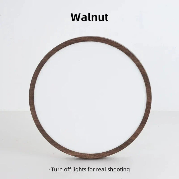 Bright ultrathin circular LED ceiling light, suitable for any modern home interior.