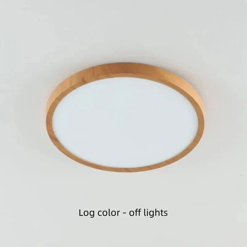 Minimalist ultrathin LED circular ceiling light, energy-efficient for modern living.