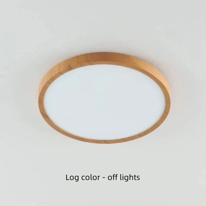 Minimalist ultrathin LED circular ceiling light, energy-efficient for modern living.