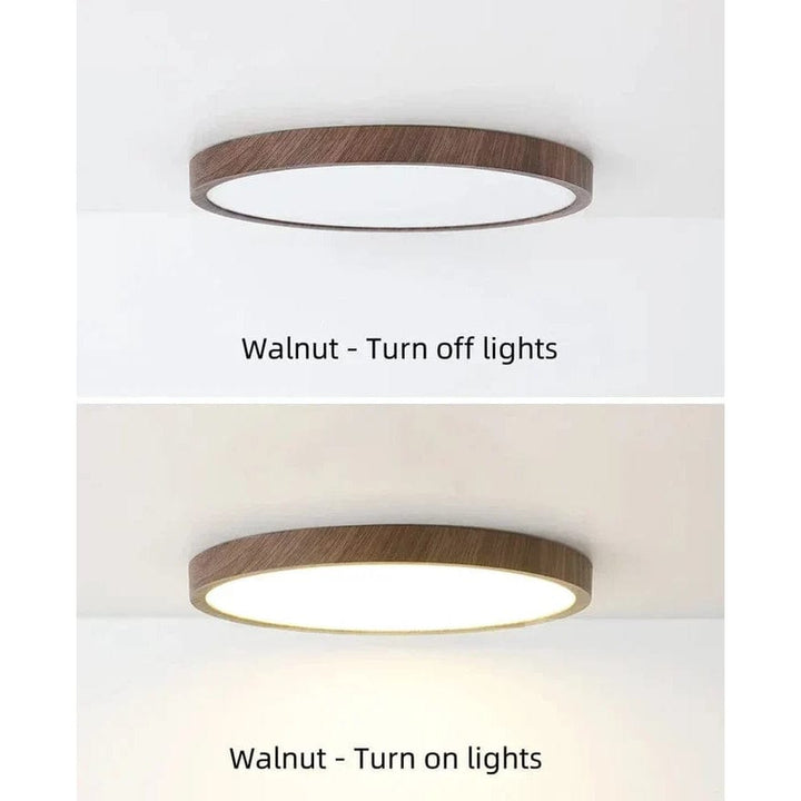 Ultrathin LED ceiling light fixture with a sleek circular design for modern homes.