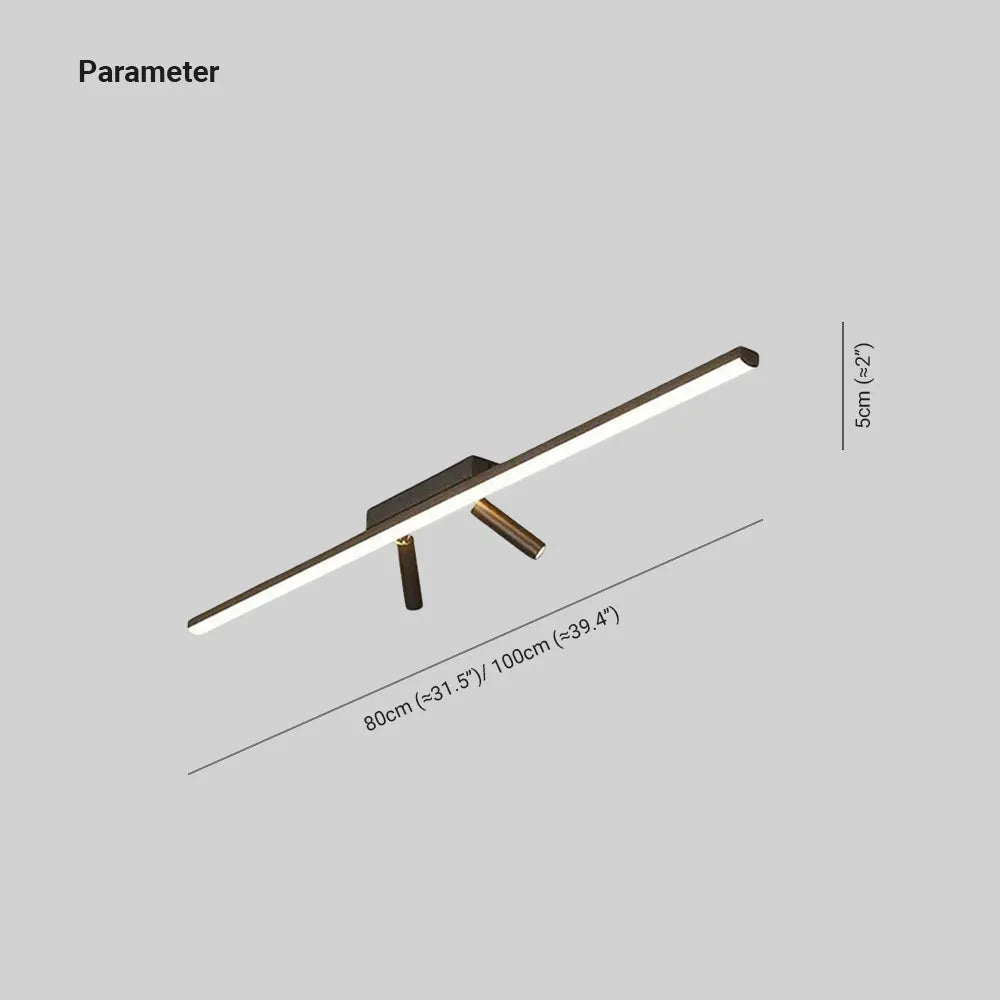 Adjustable modern LED flush mount ceiling light with sleek linear design for homes.