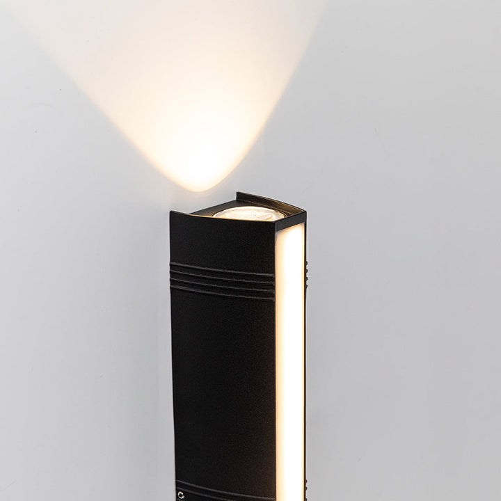 Contemporary weatherproof LED outdoor lighting for patios.