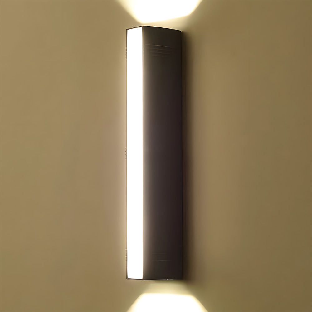 Stylish LED wall lamp, enhancing garden & home exterior ambiance.