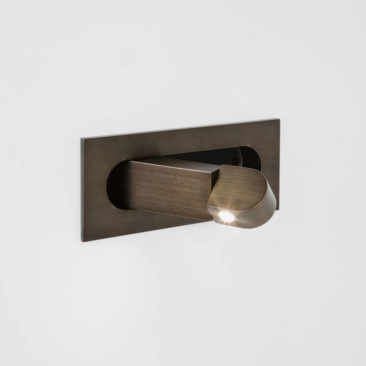 Adjustable LED wall lamp for modern bedroom decor, sleek design, energy saving.