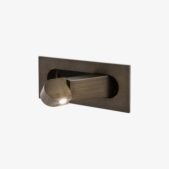 Contemporary LED reading lamp, sleek adjustable wall light, energy-efficient choice.