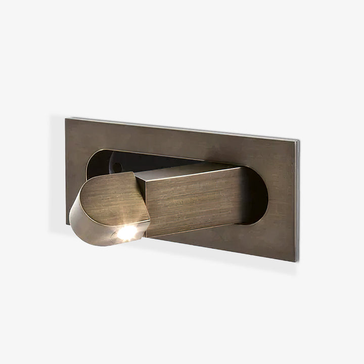 Sleek adjustable LED bedside lamp, modern wall-mounted design for optimal reading.