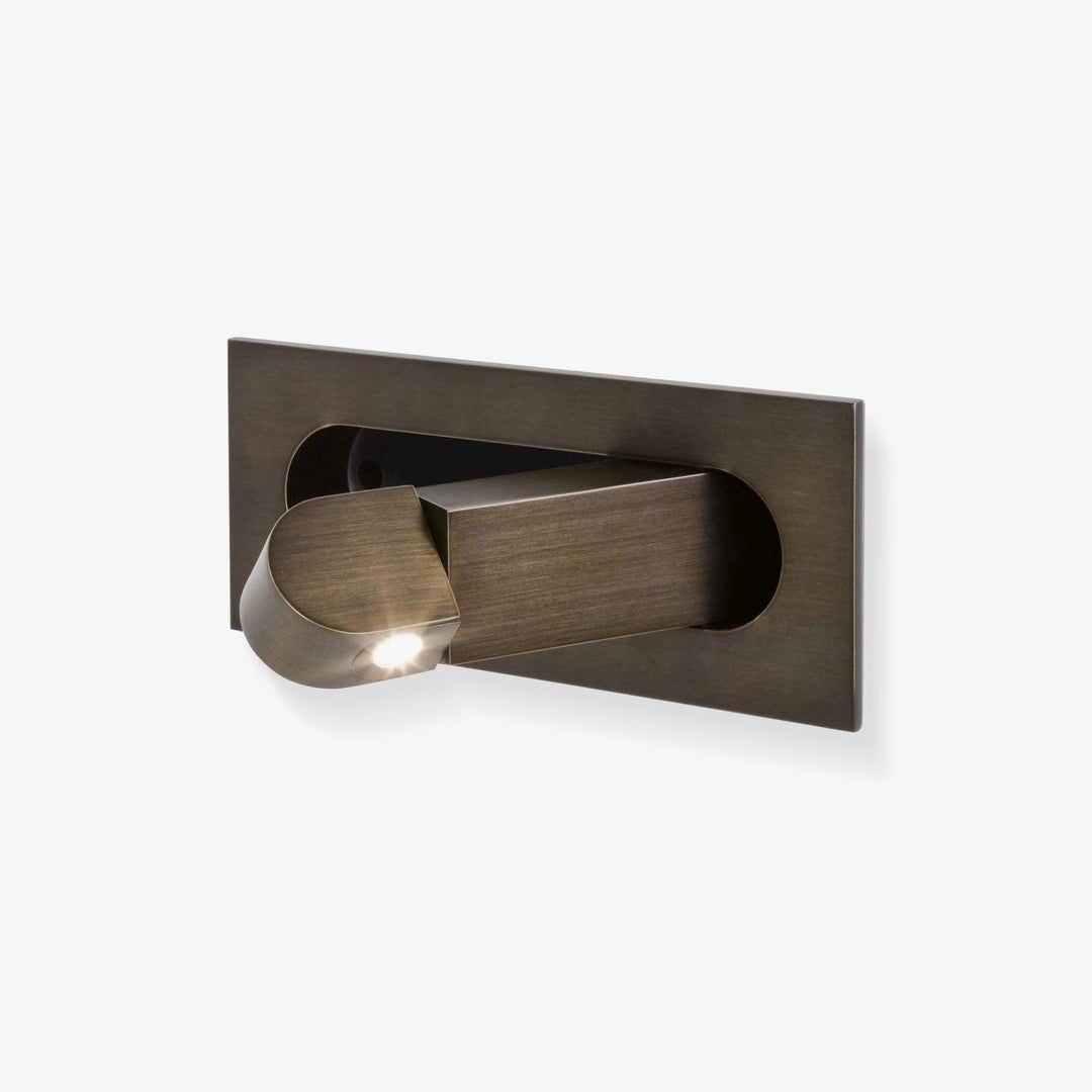 Modern bedroom wall lamp, adjustable LED light, perfect for late-night reading sessions.