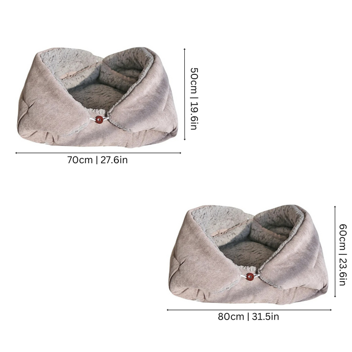 Cozy, washable cat bed designed for ultimate pet comfort and relaxation.