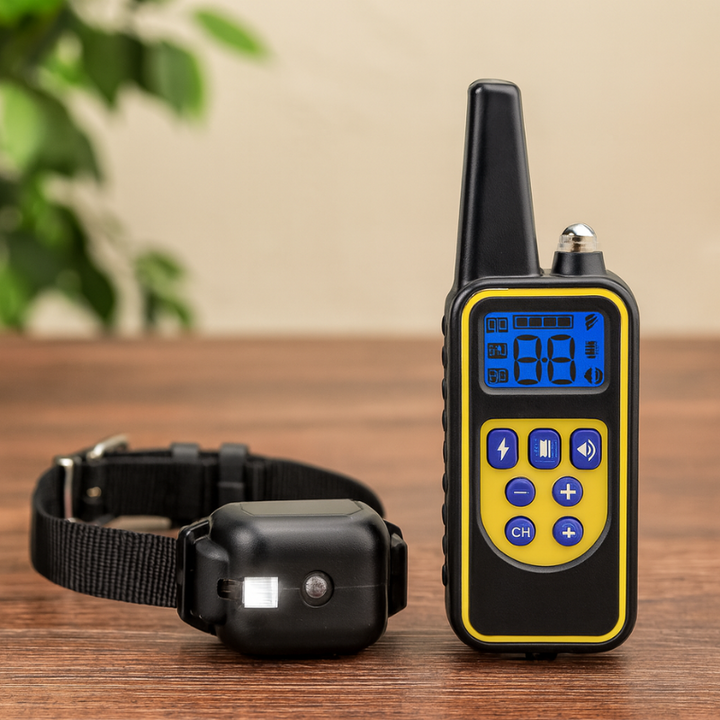 Smart dog training collar for effective obedience and calm behavior training.