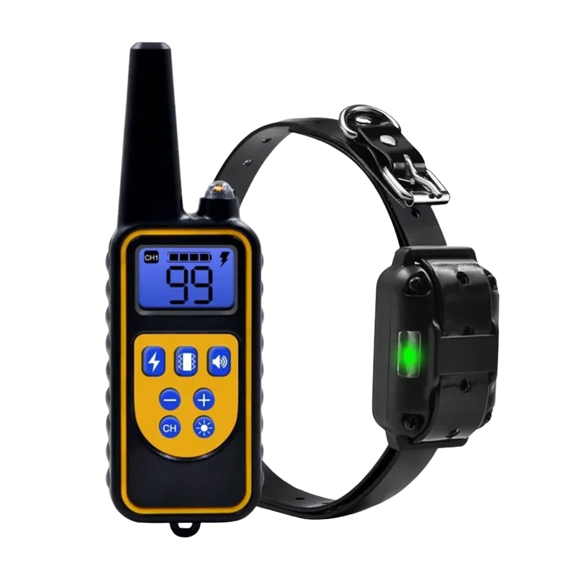 Advanced smart collar for positive reinforcement and improved dog behavior.